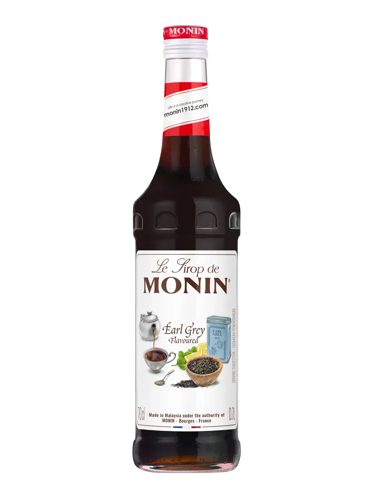 Monin Earl Grey Syrup bottle