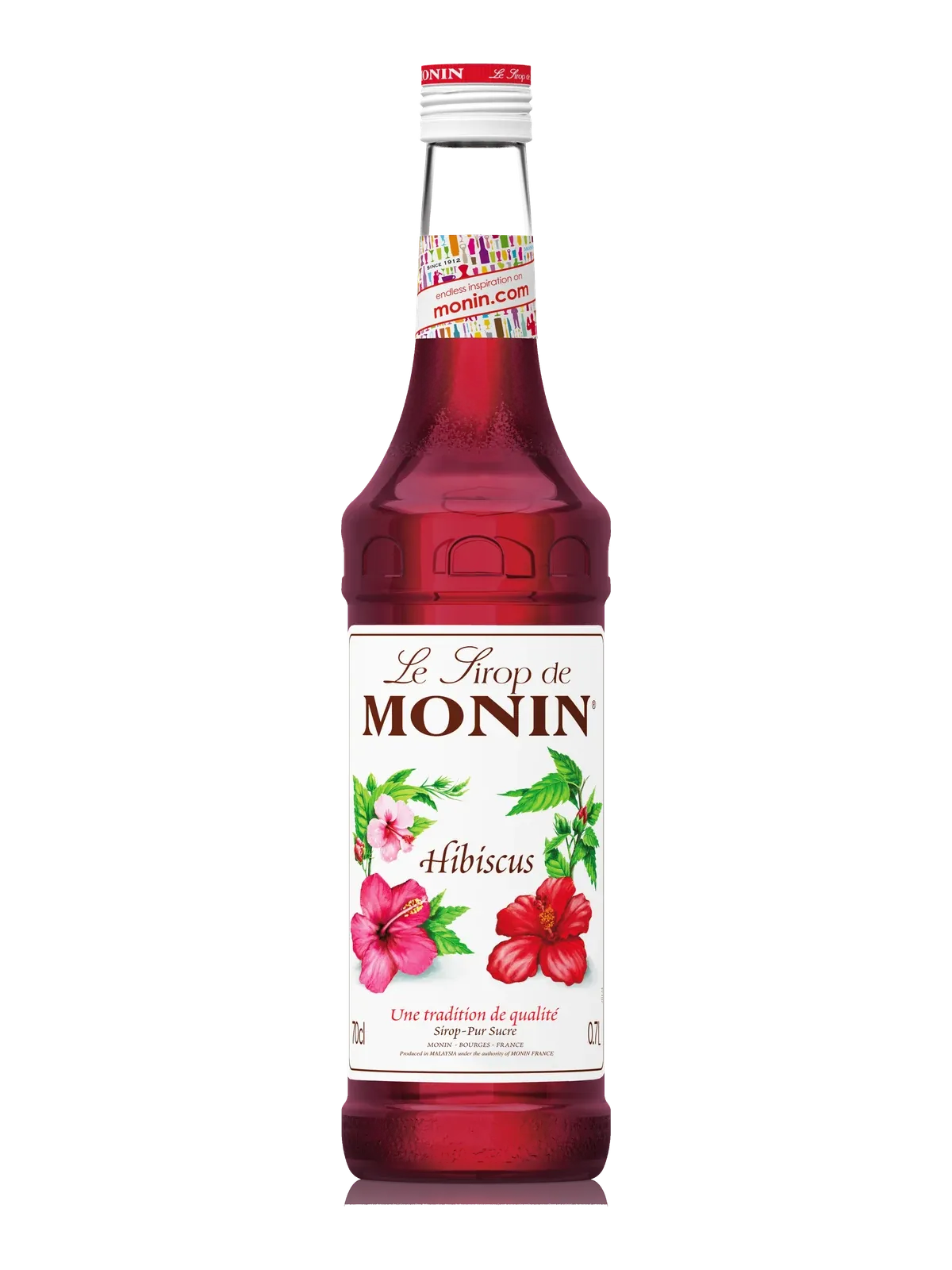 Monin Hibiscus Syrup bottle