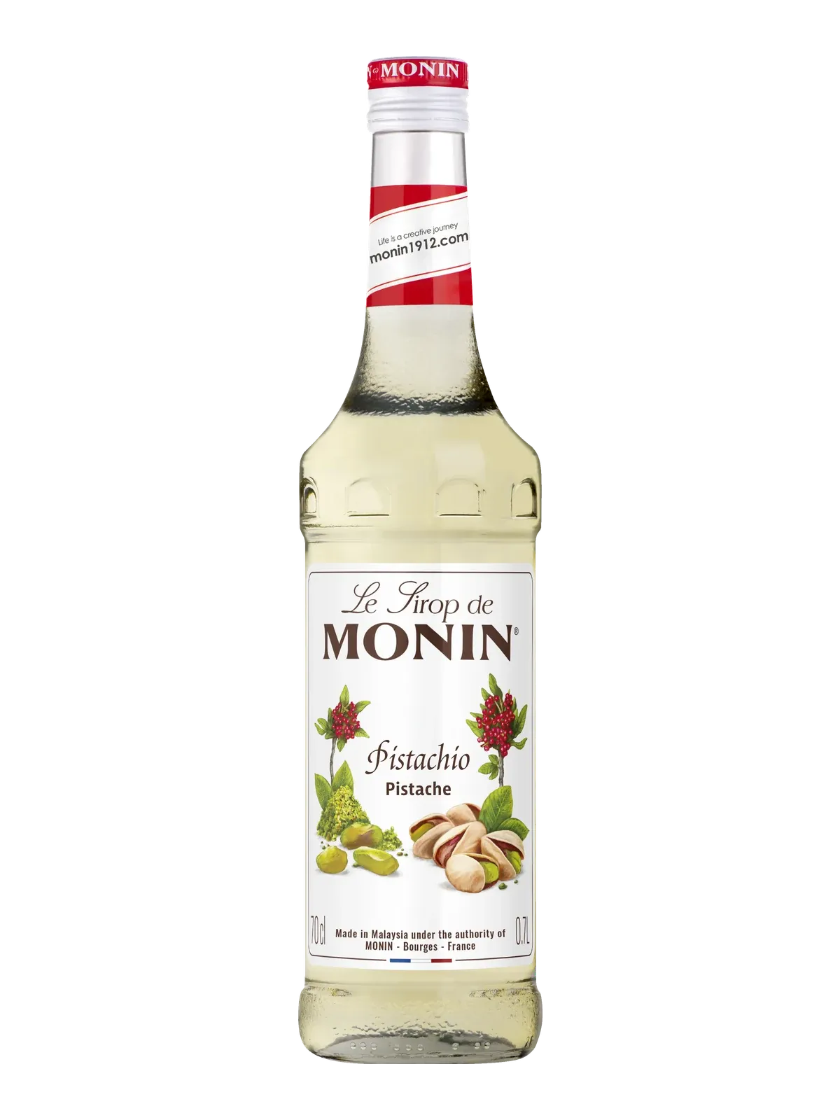 Monin Pistachio Syrup bottle
